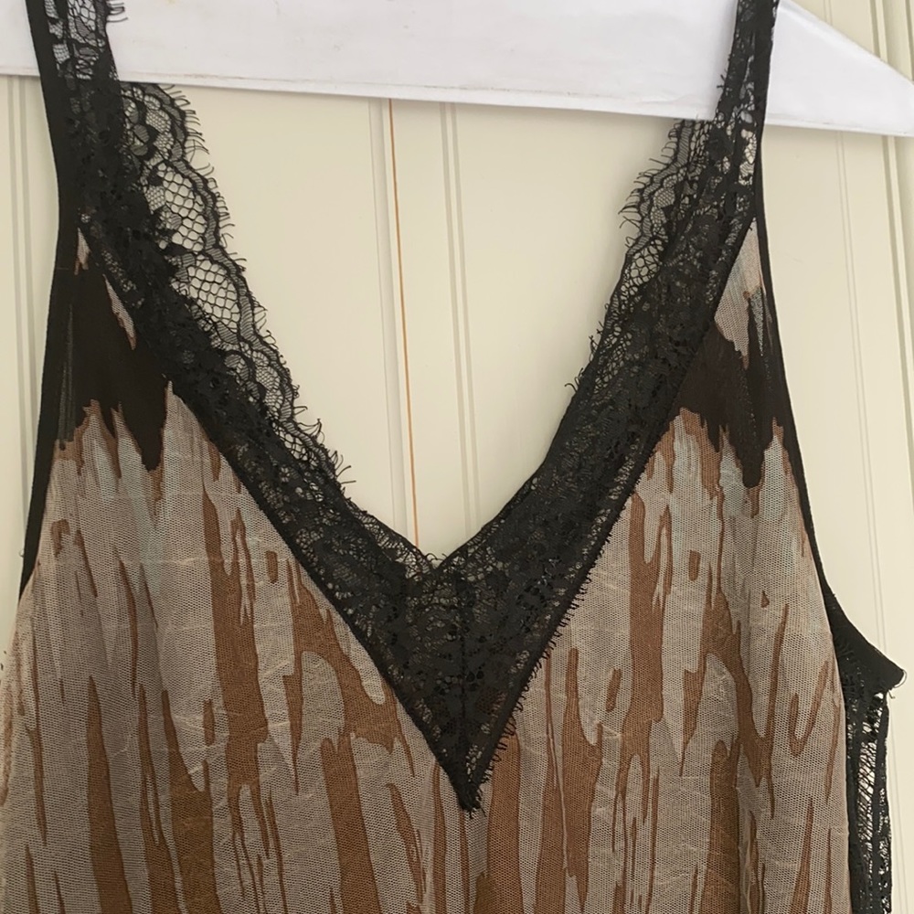 Black TieDye Medi Dress